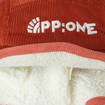 Winter Letter Embroidered Corduroy Trapper Hat