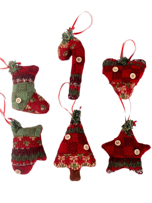 Xris - Christmas Tree Ornament Holiday Decorations – 6 Options