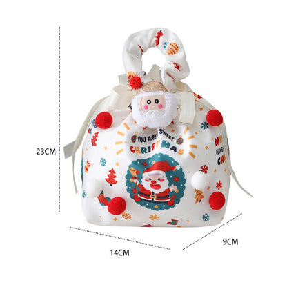 Christmas Santa Claus Cute Doll Gift Bag