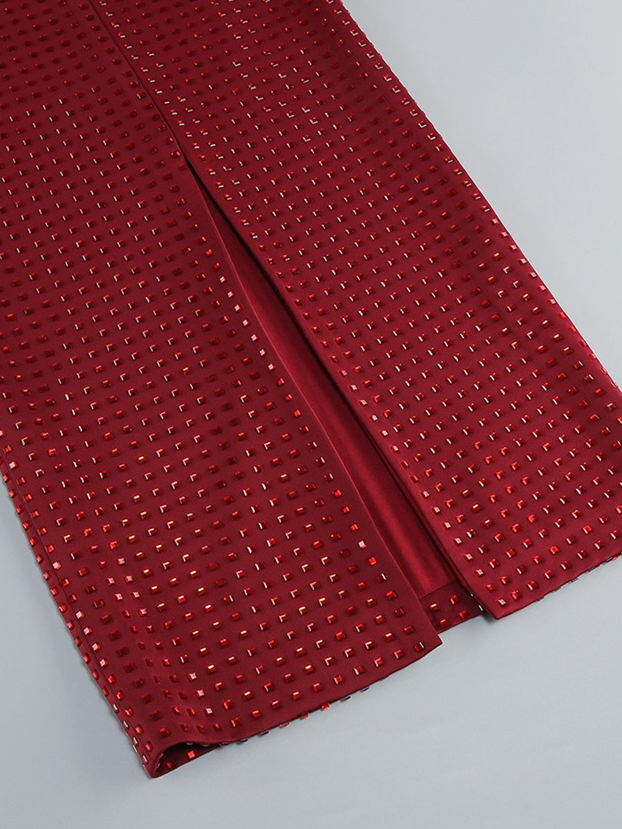 Hazel Maxi Dress In Red