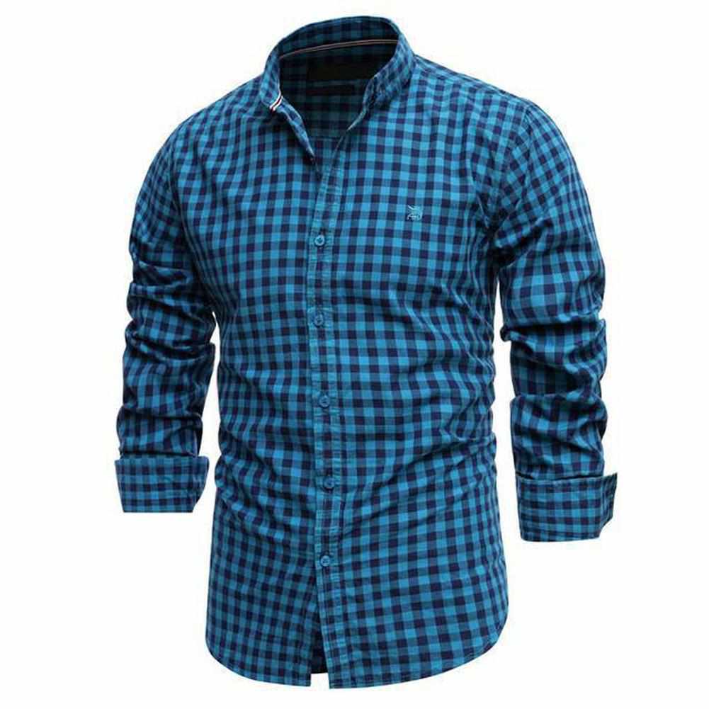 Sky Madrid Checkered Long Sleeve Shirt