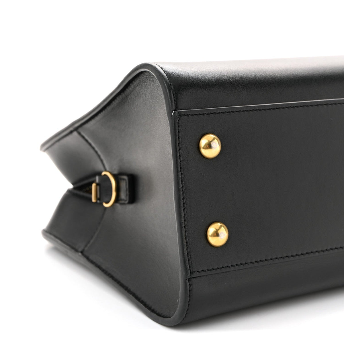 Calfskin Monogram Baby Cabas Black