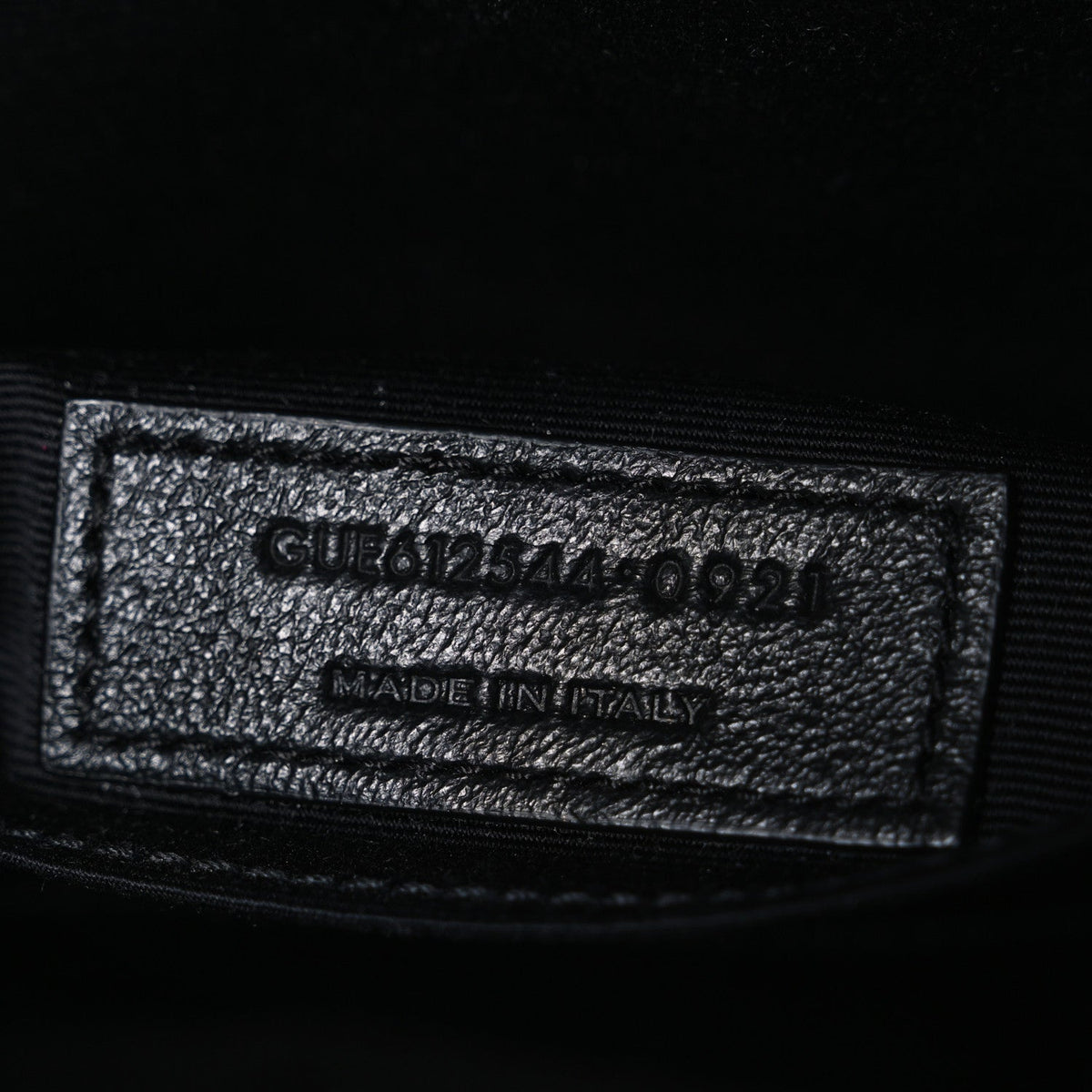 Calfskin Matelasse Monogram Lou Camera Bag Black