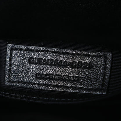 Calfskin Matelasse Monogram Lou Camera Bag Black