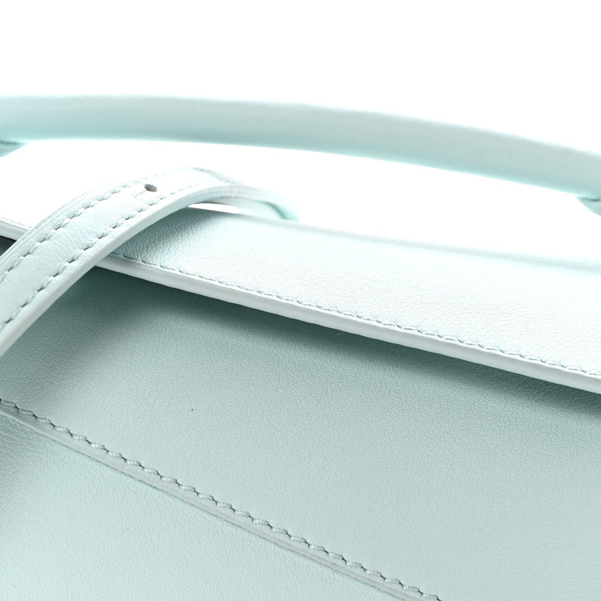 Calfskin Mini Puzzle Edge Bag Iceberg