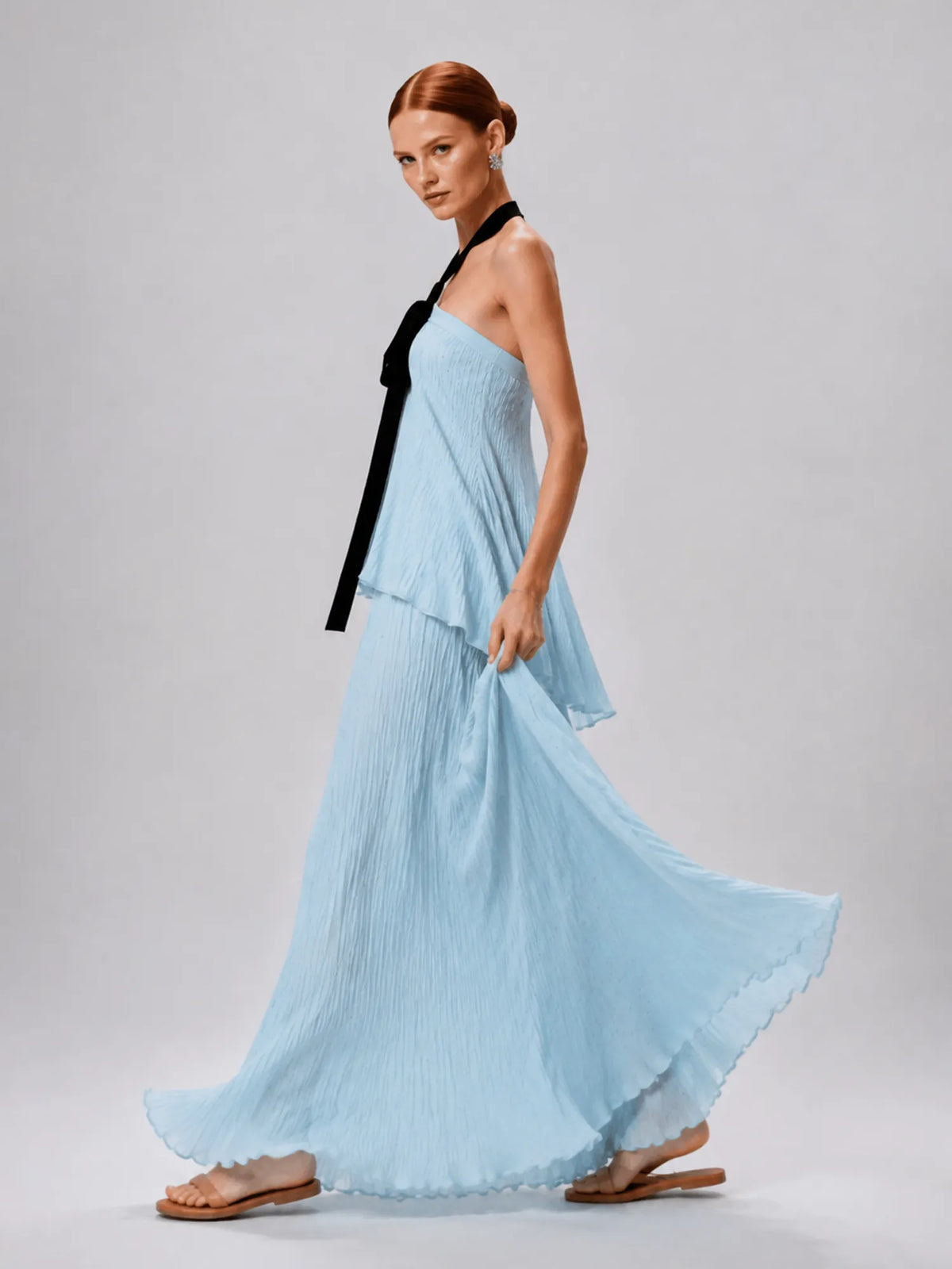 Rosalind Pleated Maxi Skirt Set