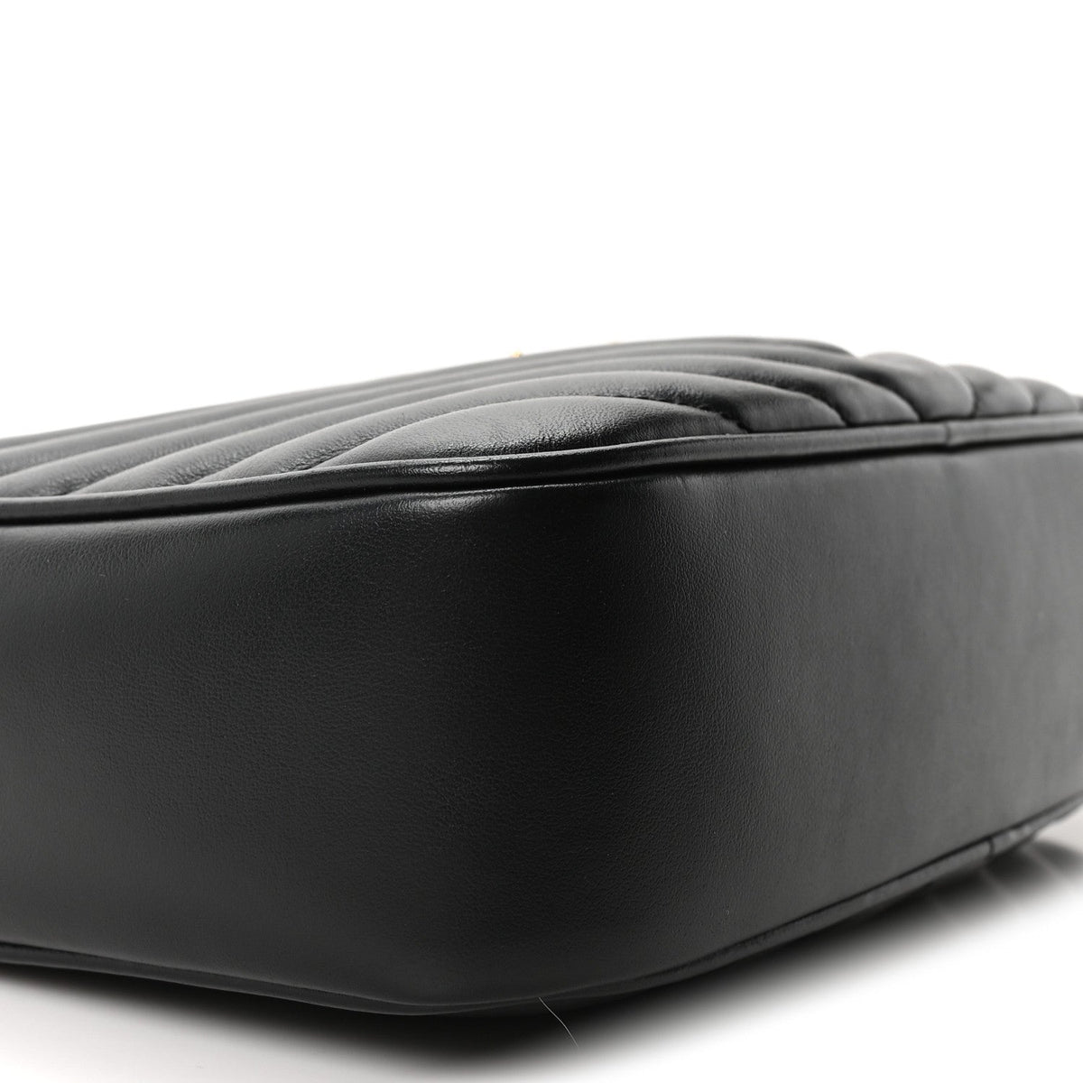 Calfskin Matelasse Monogram Lou Camera Bag Black