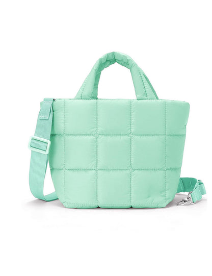 Soft Quilted Nylon Lightweight Shoulder Bag