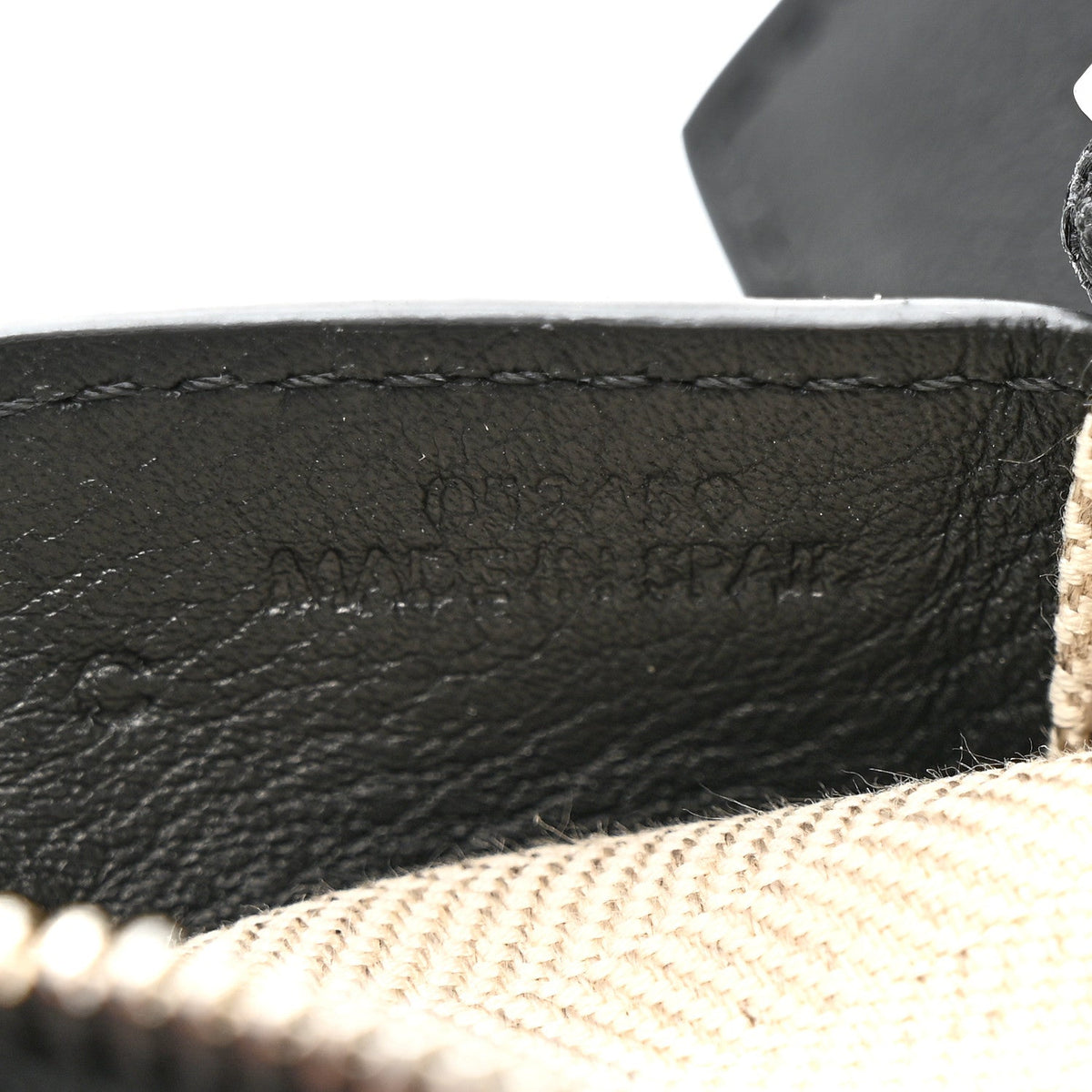 Calfskin Small Puzzle Edge Bag Black