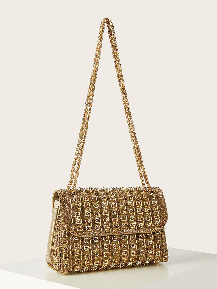 Olive Diamond-Encrusted Handbag