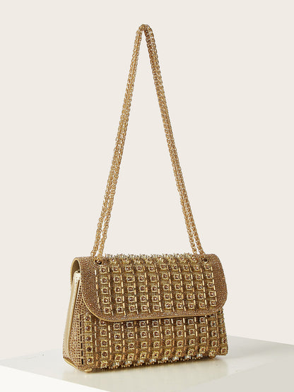 Olive Diamond-Encrusted Handbag