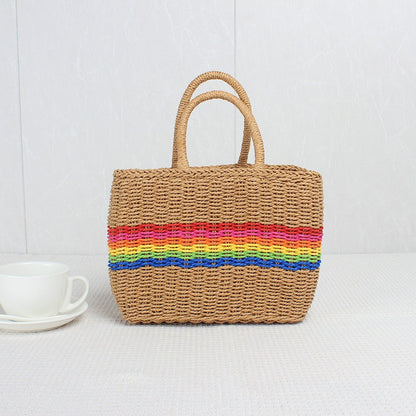 Crochet Granny Square Bag Square Rainbow Bag