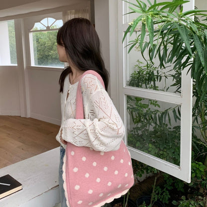Crochet Tote Bag Simple Fashion Wool Bag