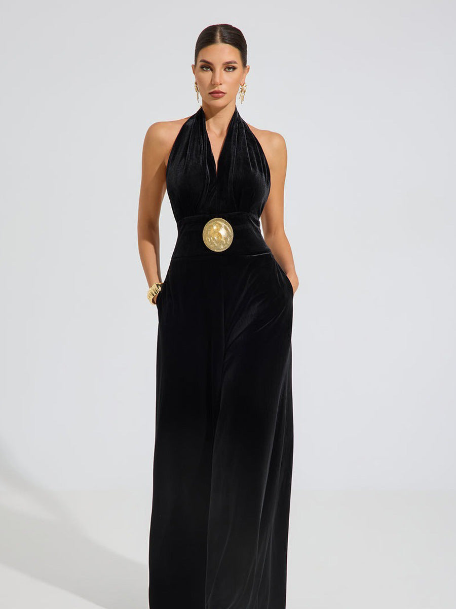 Ivana Velvet Majesty Jumpsuit