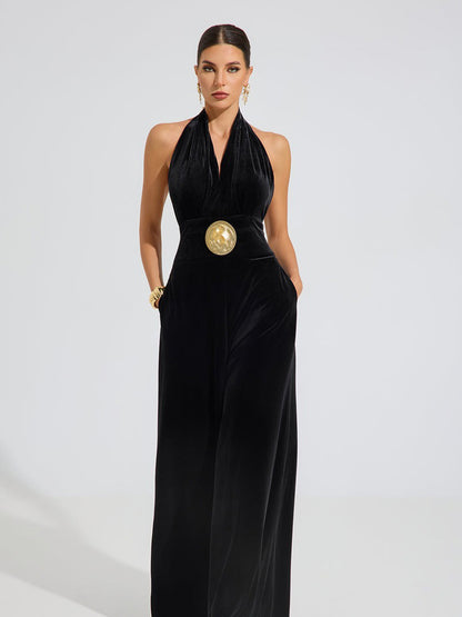 Ivana Velvet Majesty Jumpsuit