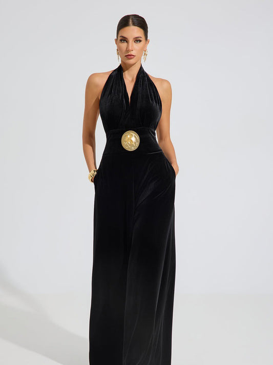 Ivana Velvet Majesty Jumpsuit