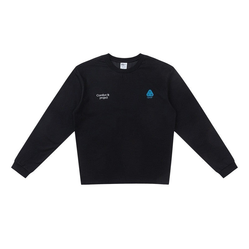 Loose Round Neck Long Sleeve T-Shirt