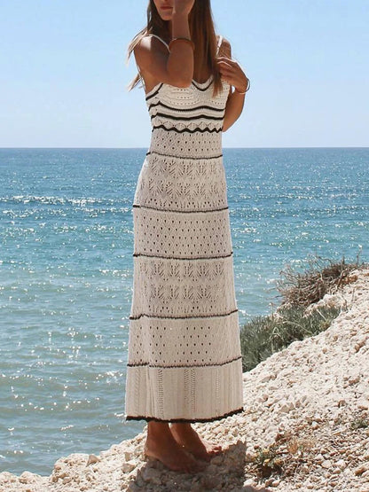 Valeria Knitted Beach Maxi Dress