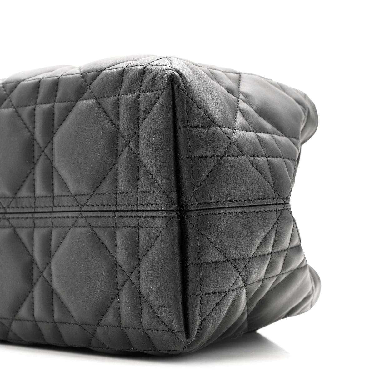 Calfskin Macrocannage Small Toujours  Black