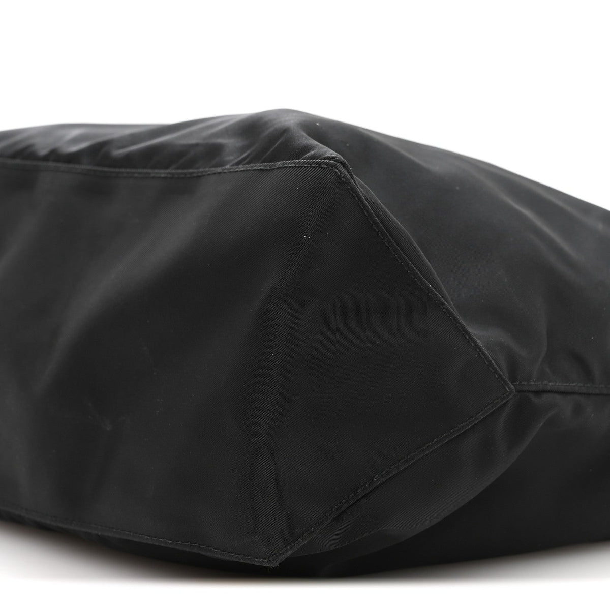 Nylon Vela East West Shopper Tote Black