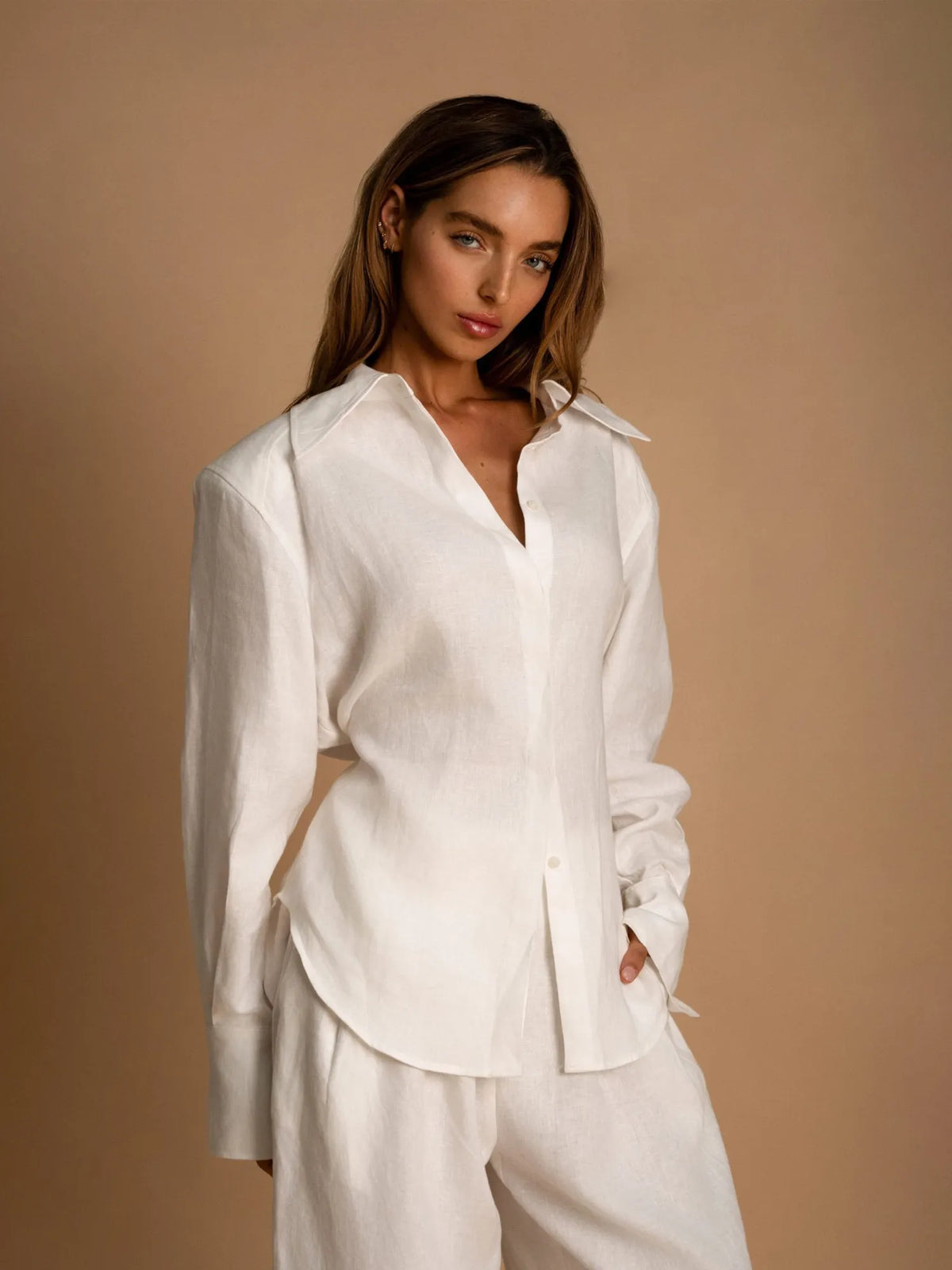 Mary Minimalist Linen Set