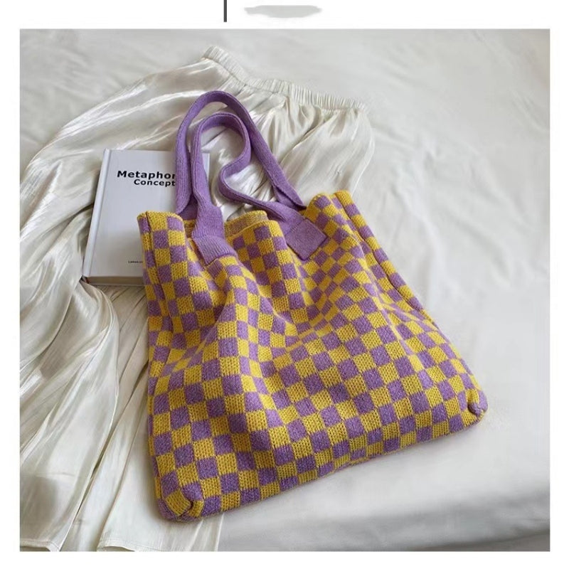 Crochet Tote Bag Large Capacity Tote Bag