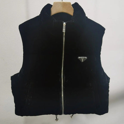 PRADA 25S VELVET VEST 572