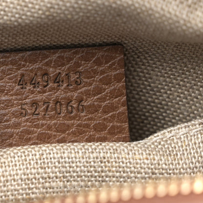 Monogram Mini Bree Messenger Bag Beige Tabacco