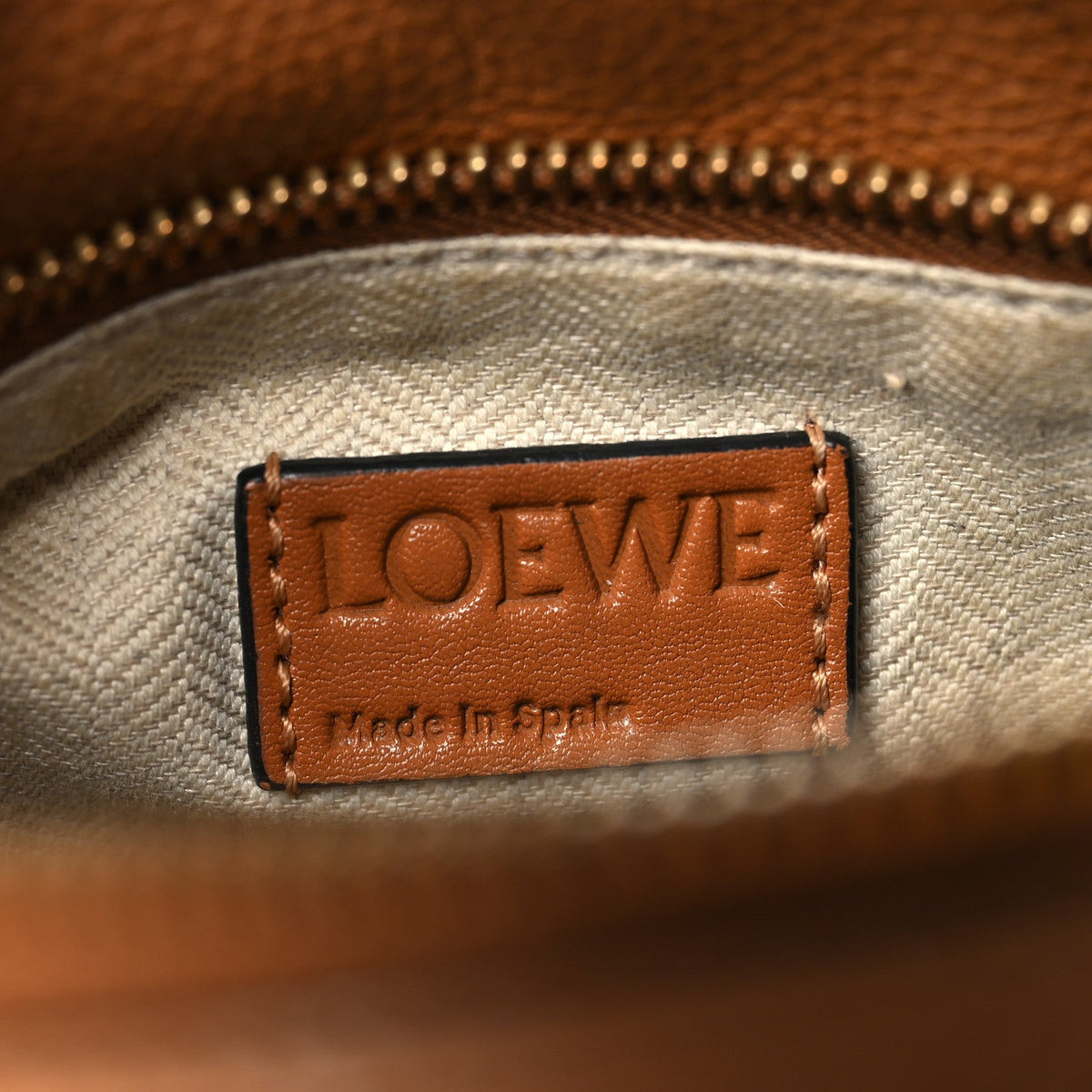 Calfskin Small Puzzle Bag Tan
