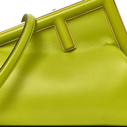 Shiny Nappa Small Fendi First Wasabi