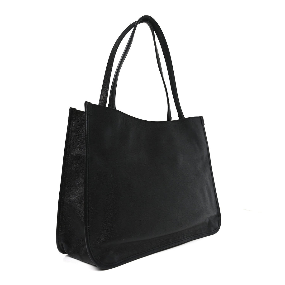New Sakai Calfskin Lux Horsebit 1955 Tote Bag Black