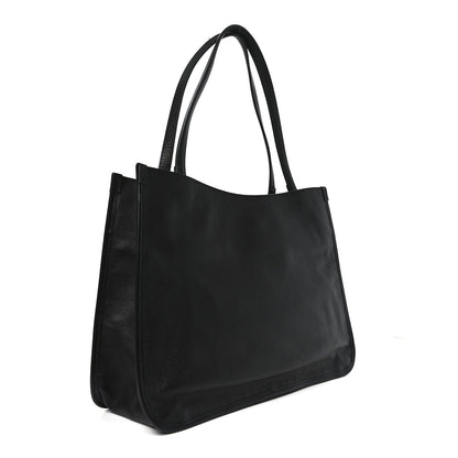 New Sakai Calfskin Lux Horsebit 1955 Tote Bag Black