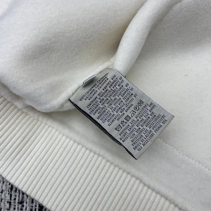 HM Stand-Up Collar Double-Faced Cashmere White Vest