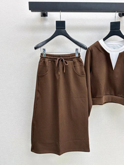 ALO SWEATSHIRT & SKIRT SET STYLE 92