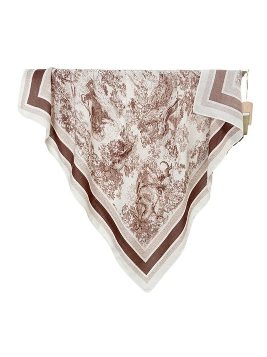 Scarvii - Jungle Print Square Scarf for Women