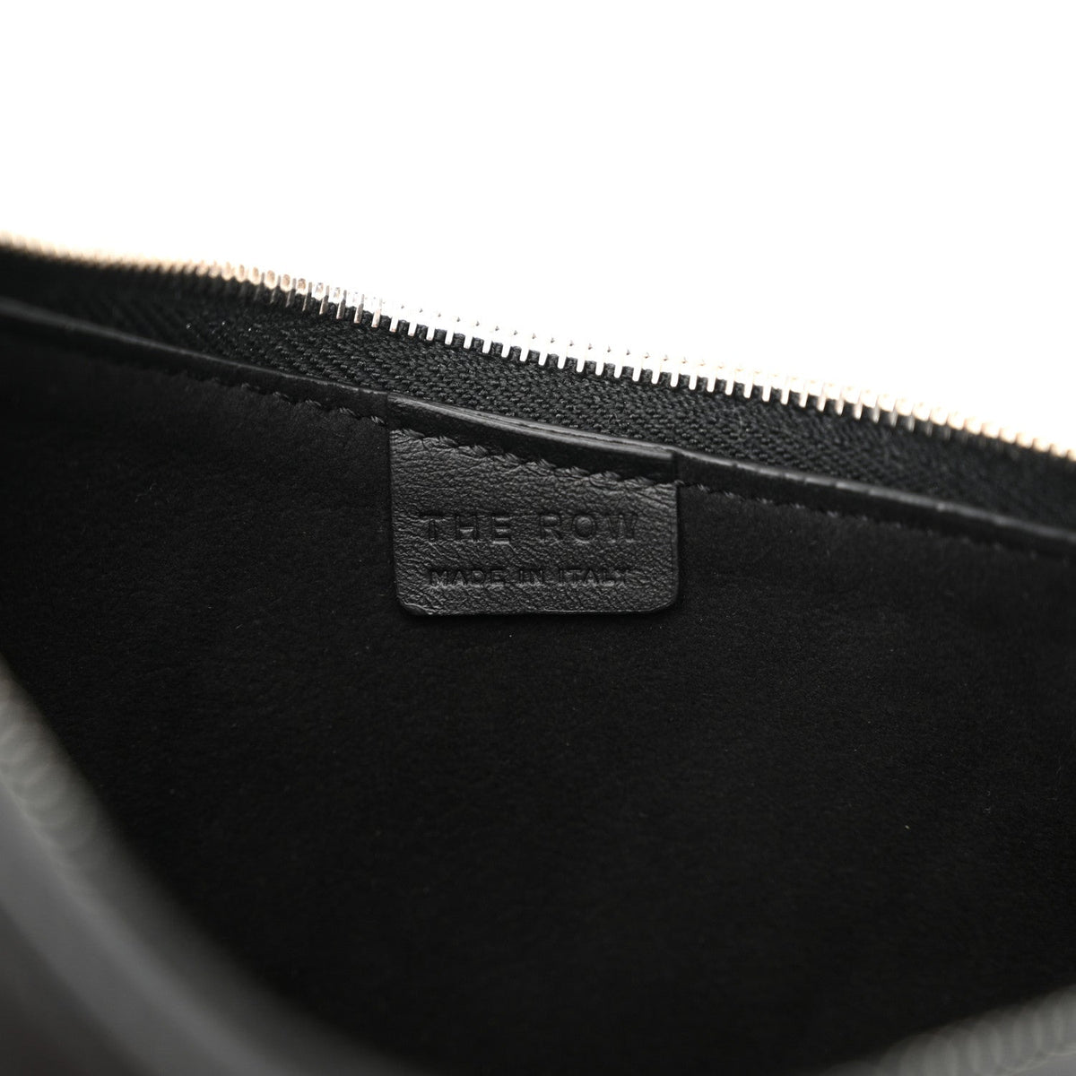 Smooth Calfskin Half Moon Shoulder Bag Black