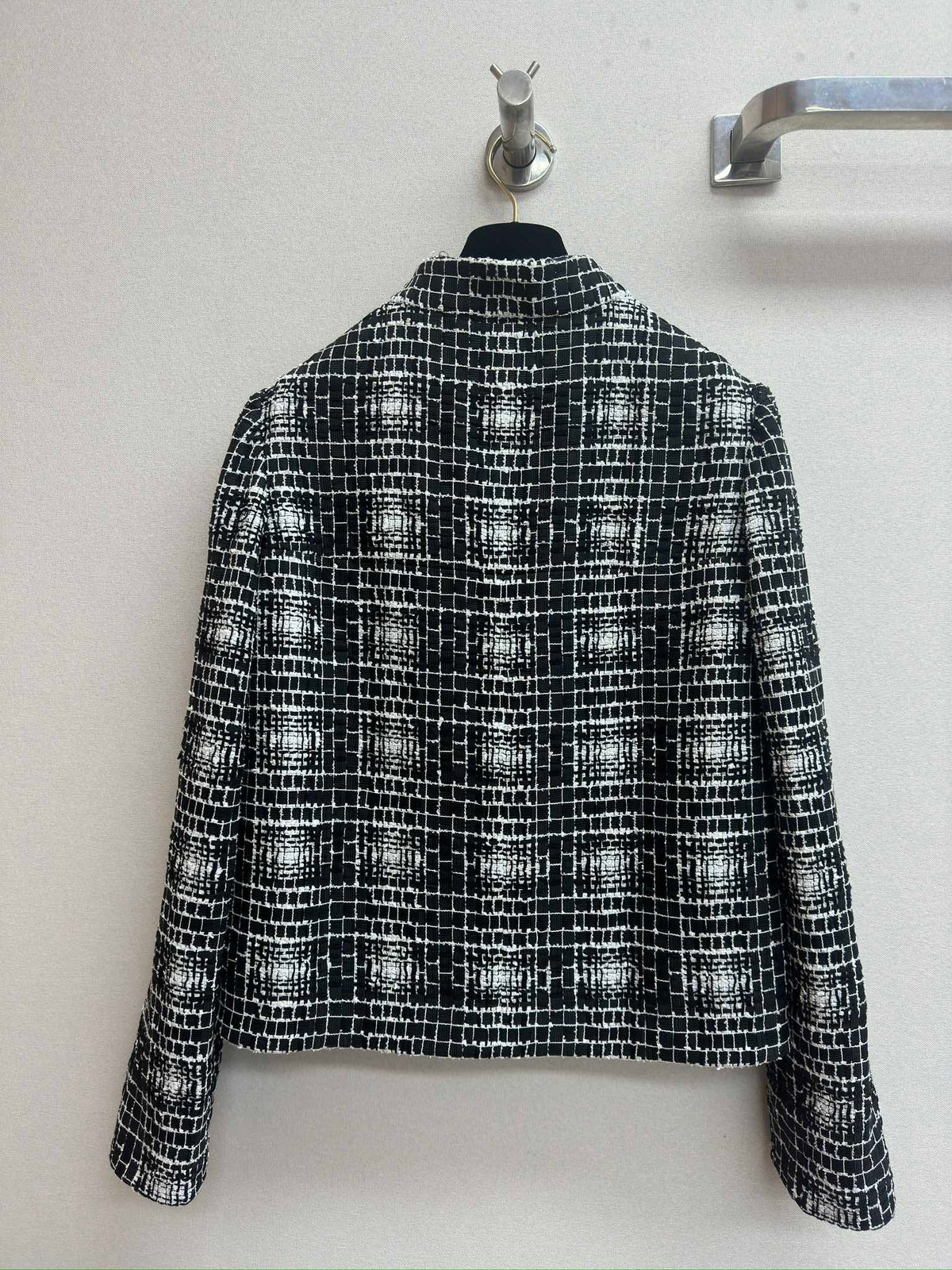 CC 25 Tweed Jacket Black Polyamide Cotton 251893