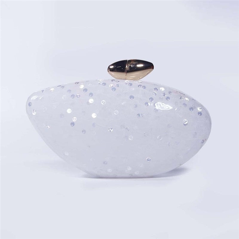 Fashion Acrylic Bullet Clutch