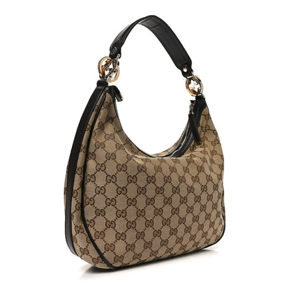 Monogram Medium GG Twins Hobo Dark Brown