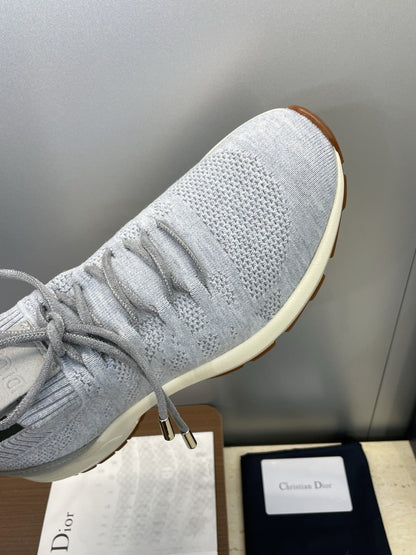 CD B80 Lounge Sneaker Gray Cannage Cashmere Wool 551443