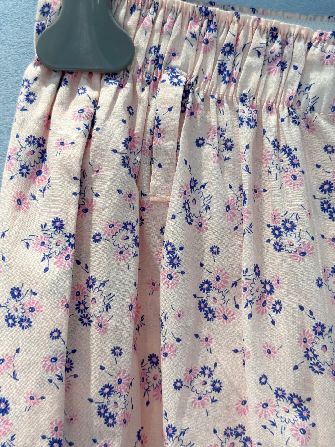 Prada 25 Floral Pant Pink Cotton