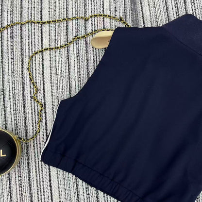 Miu Miu 2026 Short-sleeved Sweatshirt and Waist Pants Set Polyester