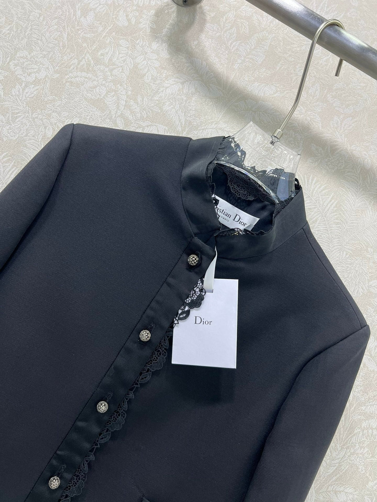 DIOR 25S SILK-BLEND KNIT JACKET STYLE 172