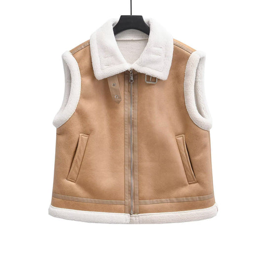 Fur Leather Vest