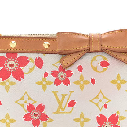 Monogram Cherry Blossom Pochette Accessories Red
