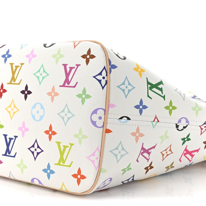 LV X TM Monogram Multicolor Neverfull MM White