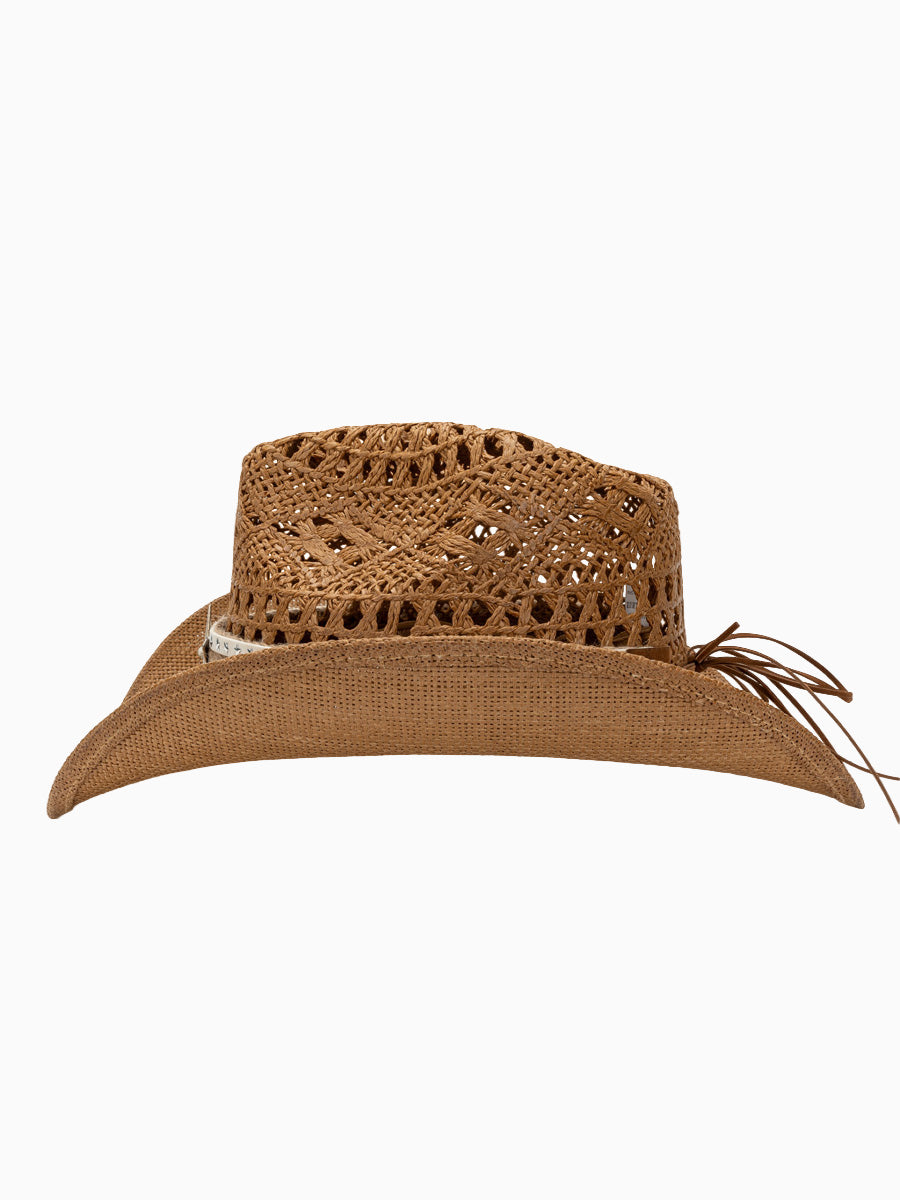 Marissa Bohemian-Style Straw Cowboy Hat