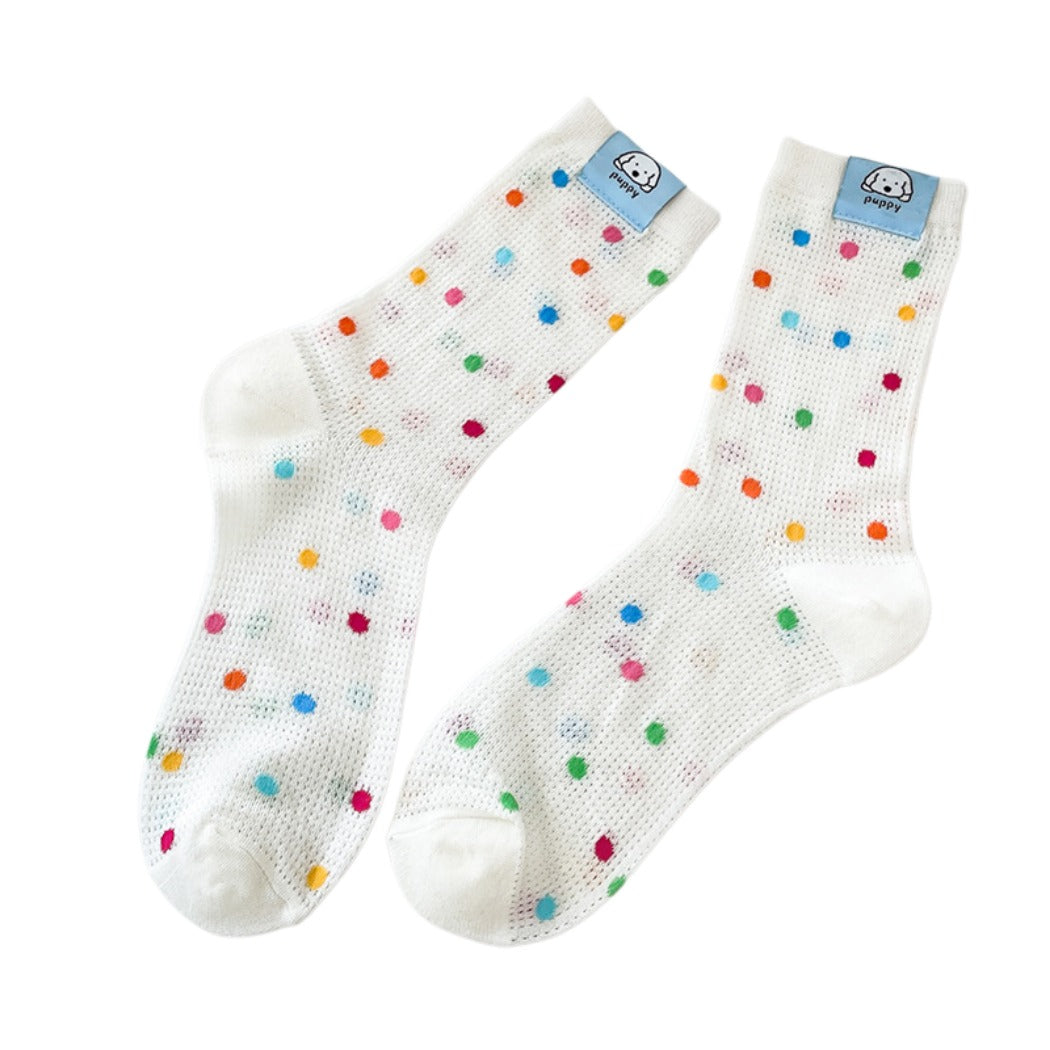 Rufia - Mesh Mid-Calf Socks - Summer Edition