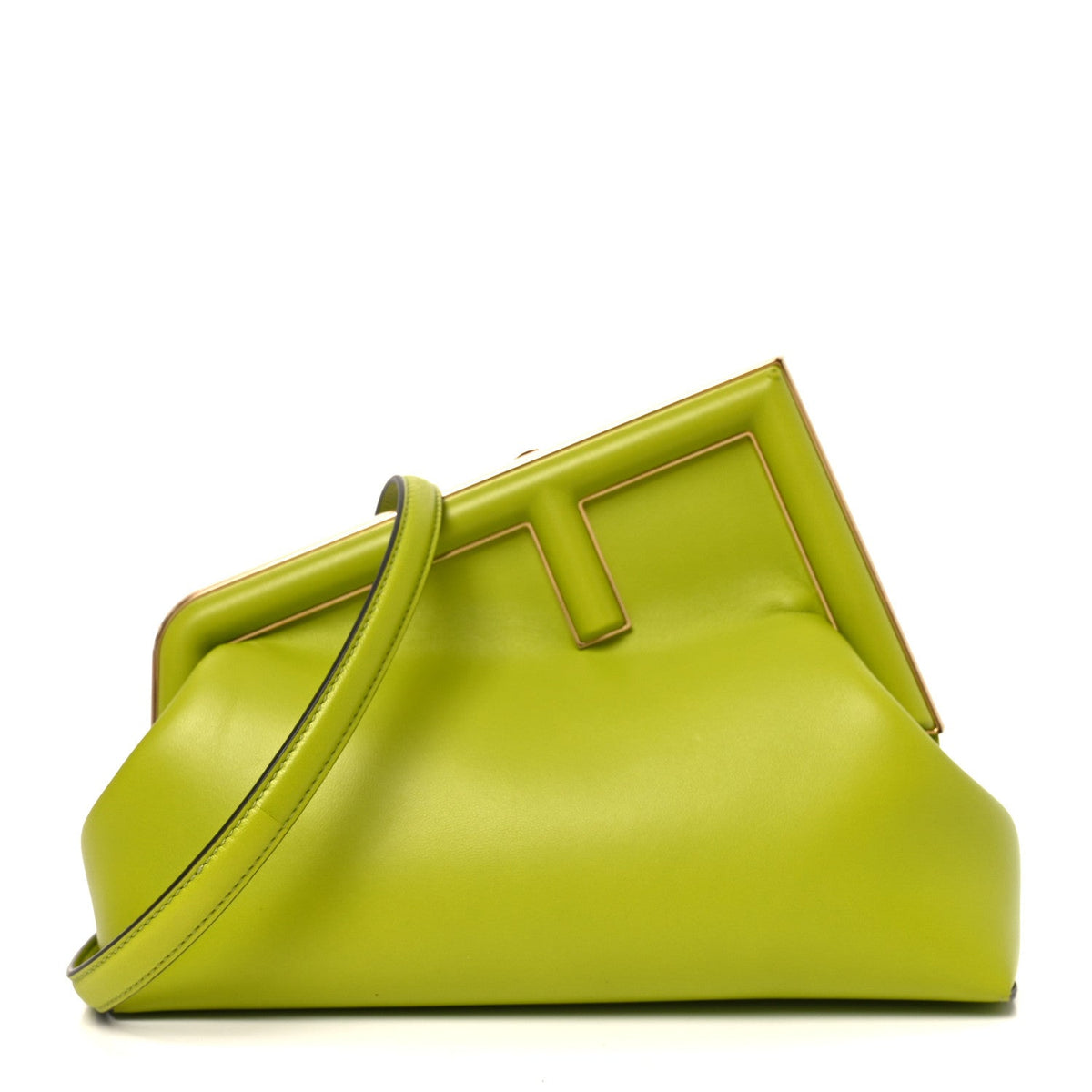 Shiny Nappa Small Fendi First Wasabi
