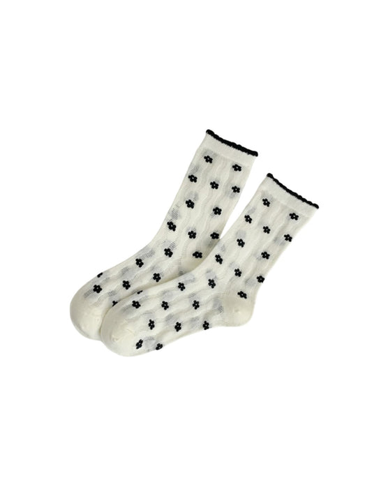 Rufia - Floral Lace Summer Socks - Sweet &amp; Breathable